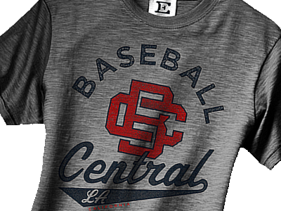 Baseball Central 2012 baseball retro sports t shirts tees texture vintage