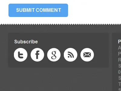 Footer css web design