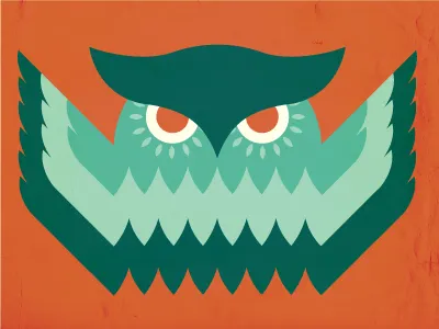 Owwwl illustration minimalist owl