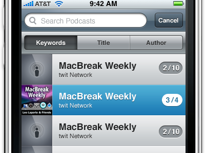 Podcast Player app iphone podcast