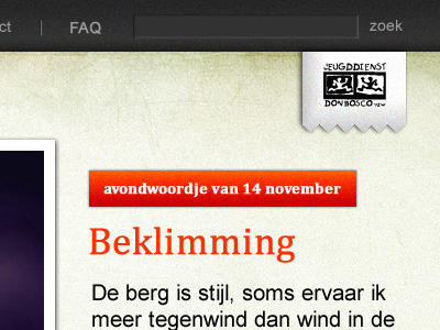 Avondwoordje website