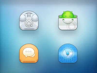 curvil_4 android browser chrome icon market phone sms