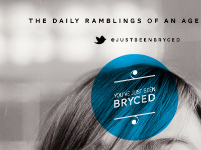 Just Been Bryced blogging brand design logo wallpaper