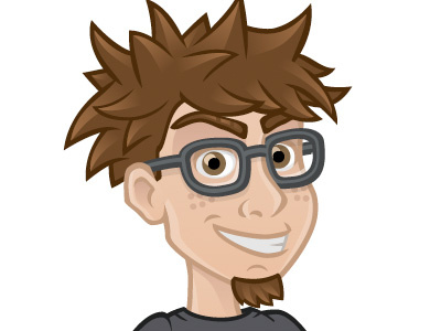 geek character geek illustration