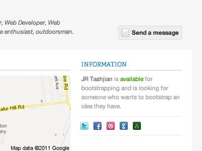 Contact Info contact info social