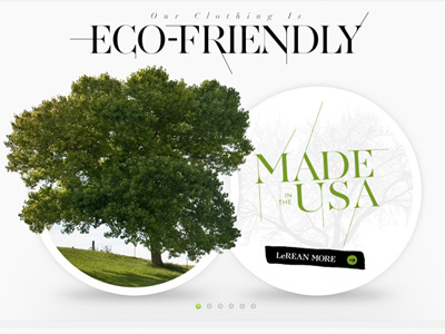 Neopolitan Clothing Redesign In Progress button circle eco green light line organic pagination shadow tree typography