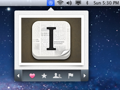 LayUp Navigation dribbble layup mac menu bar app navigation