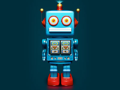 robot2 blue china icon iron photoshop robot toy ui