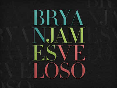 Namesake bryan didot experiment james logo veloso