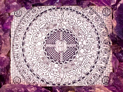#Moleskinedaily_31 doodle illustration mandala moleskine