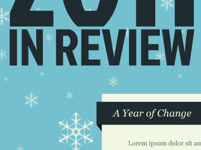 End of Year Blog Post