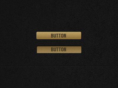 Buttons black button gold texture ui