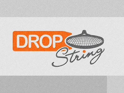 DropString Identity identity illustration logo racquet retro