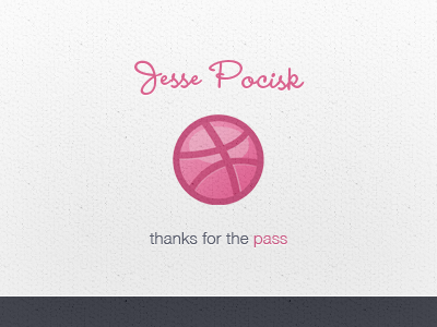 Thanks for the pass debut first shot jesse pocisk