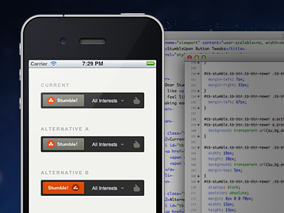 Stumble Upon Buttons buttons css mobile