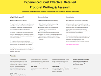 Wolfeproposals 300x400 clean responsive simple