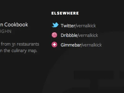 Footer (Elsewhere) freight sans redesign typekit