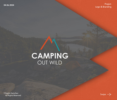 Logo & Branding For " Camping Out Wild " adobe illustrator adobe photoshop branding graphic design logo printdesign visual identity