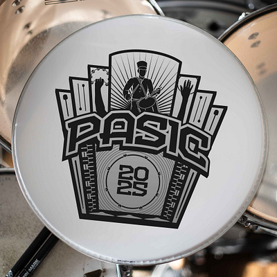 PASIC 2025 Concept Graphic adobe illustrator adobe photoshop drum head graphic graphic concept graphic design graphic designer graphic mockup mockup design mockup designer pasic pasic 2025 percussive arts society photo manipulation vector design vector designer vector graphic vector illustration