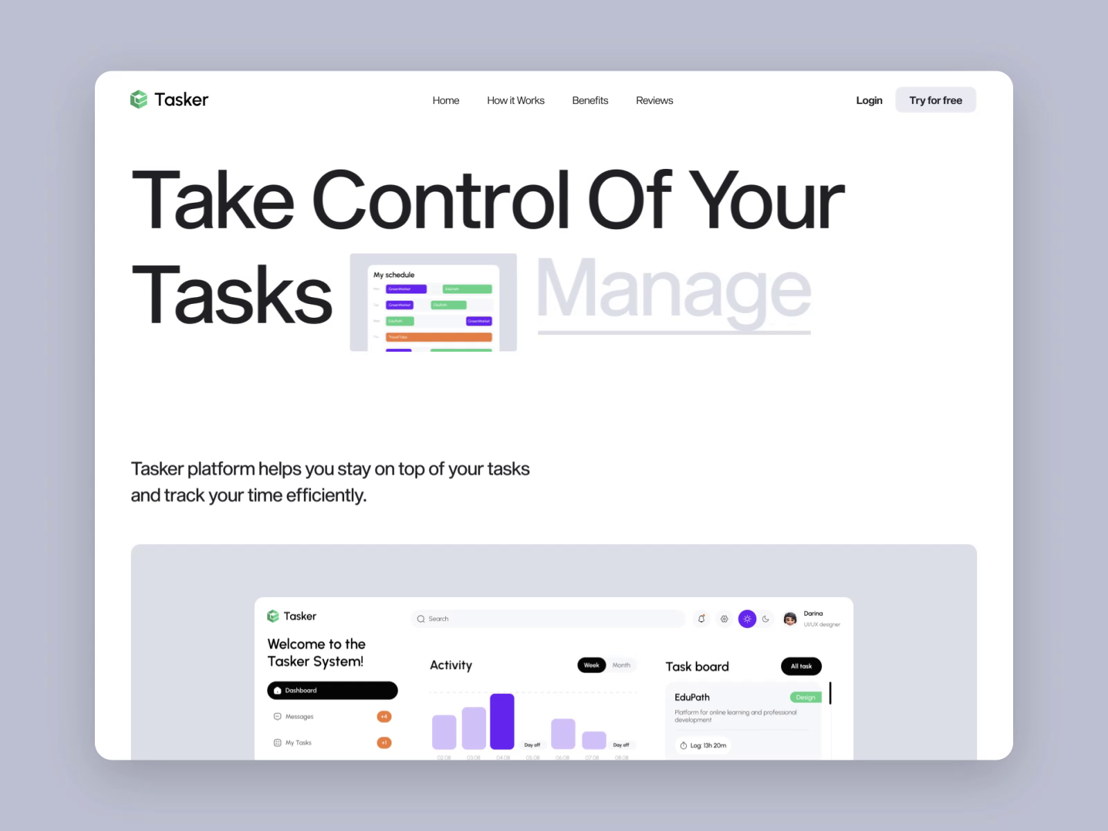 Example of UX/UI Design