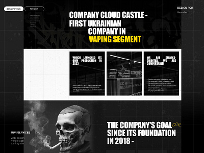 UX/UI design for Vape shop design shop ui ux vape vapeshop web web design