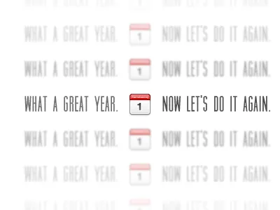 Let's do it again. 2012