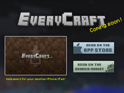Everycraft Landing Page everycraft landing page webdesign website