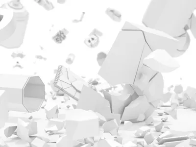 Breaking some stuff 3d break c4d creaktif destruction piece
