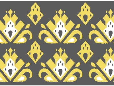 Ikat design ikat pattern vector