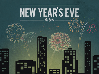 NYE Infographic base bebas cityscape fireworks illustration infographic just for fun lavanderia new years eve texture