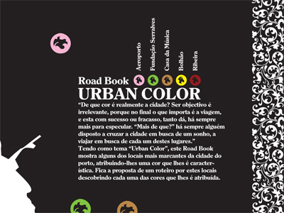 Road Book Final Apresenta O booklet castro checkpoints color design esad graphic gráfico josé map mapa mapping oporto porto portugal portuguese print roteiro route urban