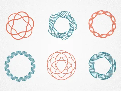 Guilloche Alternatives generative guilloche illustration