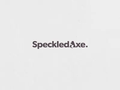 Speckled-Axe axe grey logo