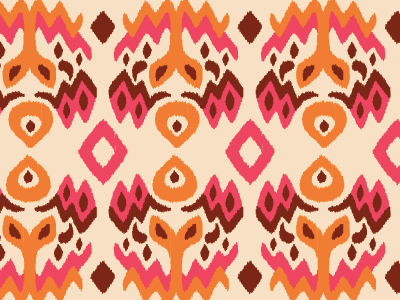 Ikat 2 design ikat pattern vector