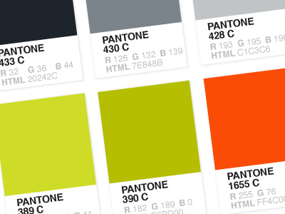 Wishing you a bright 2012! branding colors pantone