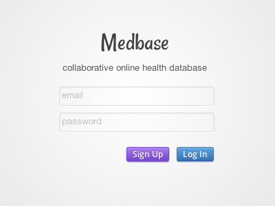 Login/Signup form app css medbase