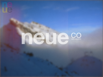 neue co co company helvetica neue logo lowercase neue type
