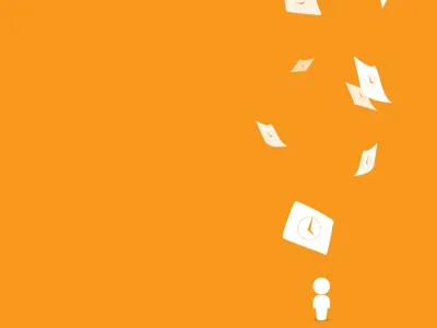 Time Management graphic icon office presentation time