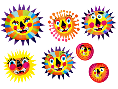 Lion animal illustration kids