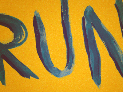 Run illustration run watercolor