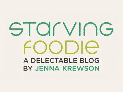 Starving Foodie adam hanson blog branding custom design food illustration logo minimal type typography vector