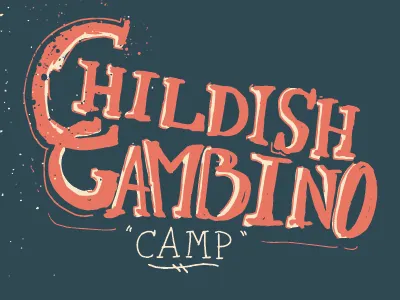 Childish Gambino childish gambino lettering type typography