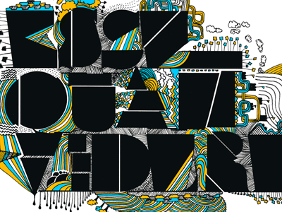 Esse Quam Videre hand drawn illustration lines type