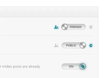 Account settings toggles account account settings chrome mideome settings teal toggles
