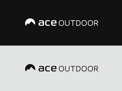 Ace #2 ace branding icon identity logo outdoor typography