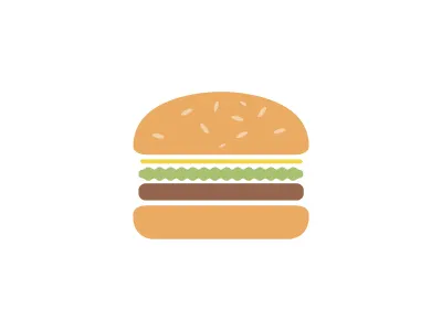 Cheeseburger cheeseburger food icon illustration