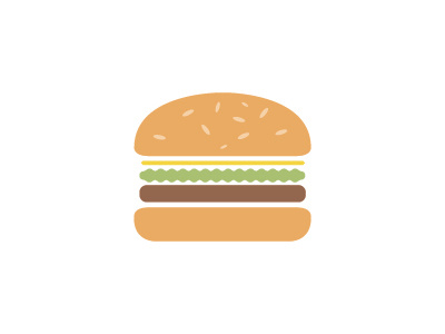 Cheeseburger cheeseburger food icon illustration
