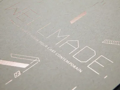 Wellmade postcard custom design identity logo logotype matter postcard print type typography