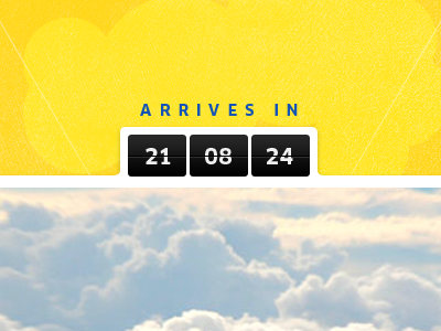Arrives in 21 Days, 8 Hours, 14 Minutes. clan otc clouds countdown web