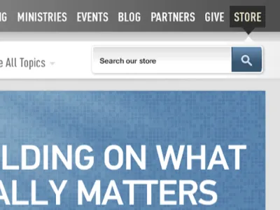 Menu and search menu search